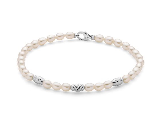Bracciale Miluna Donna Pepite di perle in Argento Perla PBR3641B - PBR3641B